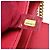 Chanel Lady Coco Flap Quilted Caviar and Suede Small Rosso - vista 7