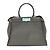 Borsa a spalla Fendi Peekaboo Regular Marrone - vista 3