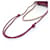 Borsa Loewe Flamenco Medium Porpora - vista 6