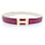 Hermès Hermes Mini Constance 24mm Wendelgürtel Weiß Rot  - Ansicht 1