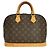 Louis Vuitton Alma Monogram Canvas PM Marrone