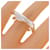 Hermès Hermes Vertige Bandring Silber  - Ansicht 5