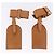 LOUIS VUITTON Name Tag Powanie 10 Set Powanie Leather Beige LV Auth 191949 - vista 10