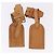 LOUIS VUITTON Name Tag Powanie 10 Set Powanie Leather Beige LV Auth 191949 - vista 2