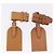 LOUIS VUITTON Name Tag Powanie 10 Set Powanie Leather Beige LV Auth 191949 - vista 5