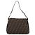 Borsa a Tracolla FENDI Zucca Canvas Mamma Baguette Marrone Argento Auth BA14949V - vista 2