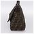 Borsa a Tracolla FENDI Zucca Canvas Mamma Baguette Marrone Argento Auth BA14949V - vista 4