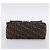 Borsa a Tracolla FENDI Zucca Canvas Mamma Baguette Marrone Argento Auth BA14949V - vista 5