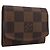 LOUIS VUITTON Damier Ebene Bouton De Manchette Case Cuff Case LV Auth 183519