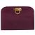 Sac à épaule Salvatore Ferragamo Gancini Chain en cuir violet et or Auth 196275A Doré - vue 13