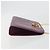 Sac à épaule Salvatore Ferragamo Gancini Chain en cuir violet et or Auth 196275A Doré - vue 3