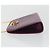 Sac à épaule Salvatore Ferragamo Gancini Chain en cuir violet et or Auth 196275A Doré - vue 4