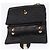 Borsa a tracolla CHANEL Matelasse con catena in pelle d'agnello nera e oro CC Auth 195725 Nero D'oro - vista 10