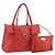Borsa Salvatore Ferragamo Gancini in pelle rossa e oro Auth 195014 Rosso D'oro