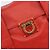 Borsa Salvatore Ferragamo Gancini in pelle rossa e oro Auth 195014 Rosso D'oro - vista 17