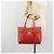 Borsa Salvatore Ferragamo Gancini in pelle rossa e oro Auth 195014 Rosso D'oro - vista 26