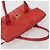Borsa Salvatore Ferragamo Gancini in pelle rossa e oro Auth 195014 Rosso D'oro - vista 6