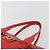 Borsa Salvatore Ferragamo Gancini in pelle rossa e oro Auth 195014 Rosso D'oro - vista 8