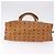 Borsa a tracolla MCM Vicetos Logogram PVC Leather Brown Gold Auth 195687 Marrone D'oro - vista 5