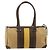 Borsa Boston GUCCI Sherry Line Canvas Beige Silver 000 0851 Auth 195413A Argento - vista 2