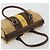 Borsa Boston GUCCI Sherry Line Canvas Beige Silver 000 0851 Auth 195413A Argento - vista 6