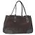 Borsa GUCCI GG Canvas Web Sherry Line Bag Nylon Outlet Brown Silver 293592 Auth 195991 Marrone Argento