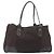 Borsa GUCCI GG Canvas Web Sherry Line Bag Nylon Outlet Brown Silver 293592 Auth 195991 Marrone Argento - vista 2