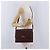 Borsa a tracolla CARTIER Must Line in pelle Bordeaux Gold Auth ka5688 - vista 23
