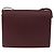 Borsa a tracolla CARTIER Must Line in pelle Bordeaux Gold Auth ka5688 - vista 3