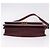 Borsa a tracolla CARTIER Must Line in pelle Bordeaux Gold Auth ka5688 - vista 6