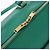 SAINT LAURENT Borsa Classic Duffle in pelle 2way Verde Oro 322049 Auth 196768V D'oro - vista 21