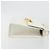 Borsa a tracolla Salvatore Ferragamo Gancini in pelle bianca e oro Auth 196208 Bianco - view 3