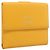 Cartera Compacta GUCCI de Cuero Amarillo Oro 368233 Auth 196070A Dorado