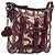 Borsa a tracolla BURBERRY Nova Check PVC Leather Beige Red Auth 195410A Rosso