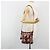 Borsa a tracolla BURBERRY Nova Check PVC Leather Beige Red Auth 195410A Rosso - vista 26