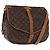 Borsa a tracolla LOUIS VUITTON Monogram Saumur 35 M42254 LV Auth BA14171 Monogramma