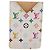 LOUIS VUITTON Monogram Multicolor Etui Specchio a mano White M92651 LV Auth 183518A Bianco - vista 13