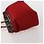 Hermès HERMES Herbag Cabas MM Handtasche Canvas Leder Rot Gold Auth bs36333 Golden - Ansicht 4