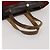 Hermès HERMES Herbag Cabas MM Handtasche Canvas Leder Rot Gold Auth bs36333 Golden - Ansicht 7