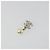 Orecchini CHANEL COCO Mark Pierce metallo Argento CC Auth 195942A - vista 10