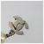 Orecchini CHANEL COCO Mark Pierce metallo Argento CC Auth 195942A - vista 11