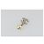 Orecchini CHANEL COCO Mark Pierce metallo Argento CC Auth 195942A - vista 3