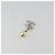 Orecchini CHANEL COCO Mark Pierce metallo Argento CC Auth 195942A - vista 9