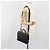 LOUIS VUITTON Taurillon Clemence Monogram Steamer PM Black M24436 Auth 196000SM Nero - vista 26