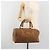 Céline Borsa Boston CELINE Macadam in camoscio marrone tono oro Auth 195774 - vista 22