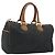 Borsa a mano Christian Dior Honeycomb Canvas Nylon Nero Oro Auth bs36771 D'oro