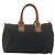 Borsa a mano Christian Dior Honeycomb Canvas Nylon Nero Oro Auth bs36771 D'oro - vista 2
