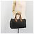 Borsa a mano Christian Dior Honeycomb Canvas Nylon Nero Oro Auth bs36771 D'oro - vista 22