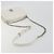 Borsa a tracolla con catena Christian Dior in pelle Bianco Oro Auth bs36728 D'oro - vista 7