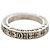 Anello Chrome Hearts Spacer FUCKYOU Ring Ag925 Silver Auth 195940M Argento